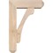 Ekena Millwork Legacy Craftsman Smooth Bracket w/ Offset Brace, Douglas Fir, 5 1/2"W x 16"D x 24"H BKT0604X16X24LEC04SDF - alternate 2